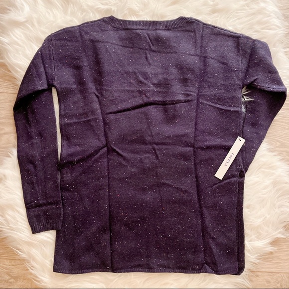 Talula Azurelee Sweater - Heathered Darkness Neptune - Picture 6 of 6